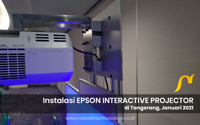 instalasi epson interactive projector eb 700u di tangerang 2021 3 portofolio