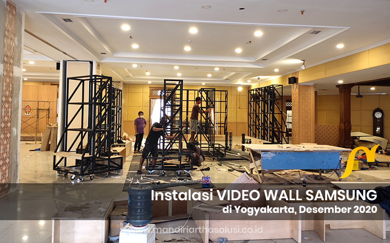 instalasi video wall samsung di yogyakarta desember 2020 3 portofolio
