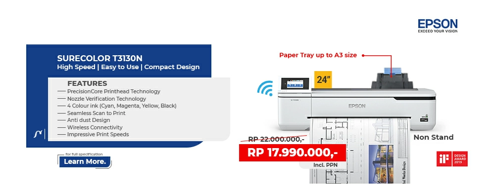 epson surecolor t3130n with price