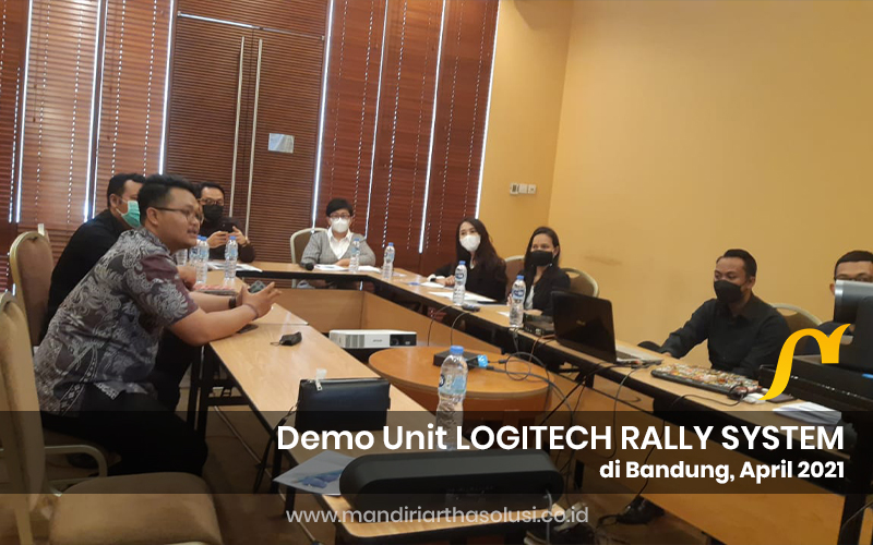 demo unit logitech rally system di bandung april 2020 2 portofolio