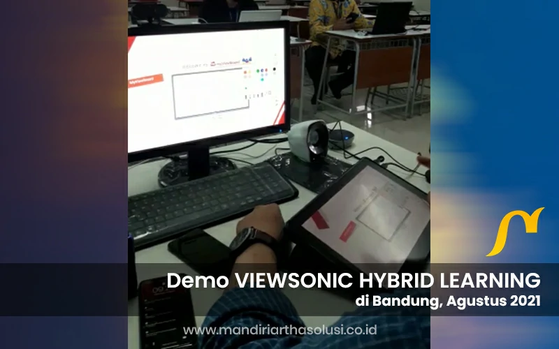 demo viewsonic hybrid learning di bandung agustus 2021 2 portofolio