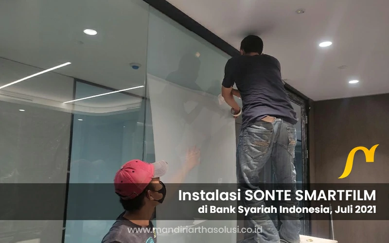 instalasi sonte smartfilm di bank syariah indonesia juli 2021 3 portofolio