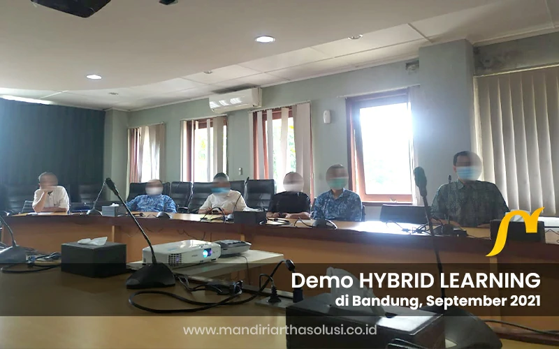 demo hybrid learning di itb jatinangor bandung september 2021