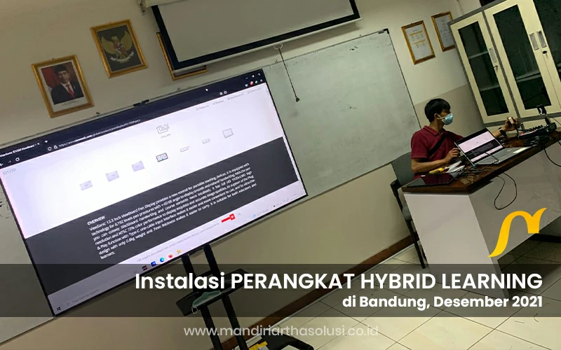 instalasi hybrid learning di taruna bhakti bandung
