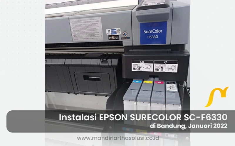 instalasi epson surecolor sc f6330 di bandung
