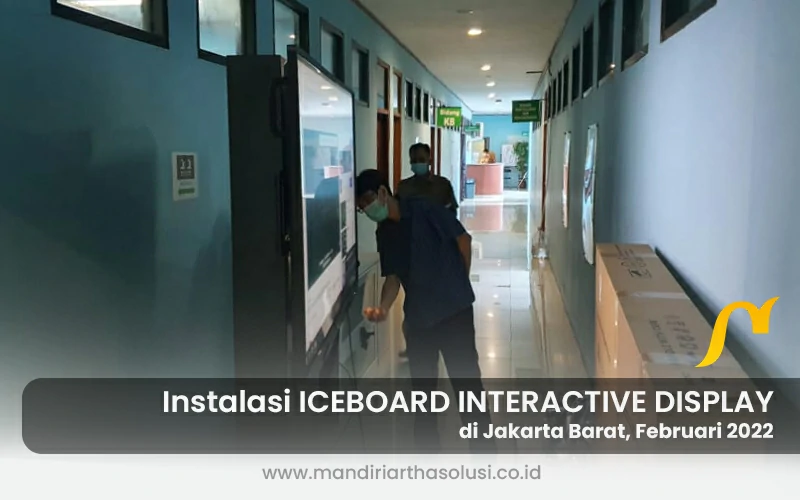 instalasi iceboard interactive display di jakarta barat