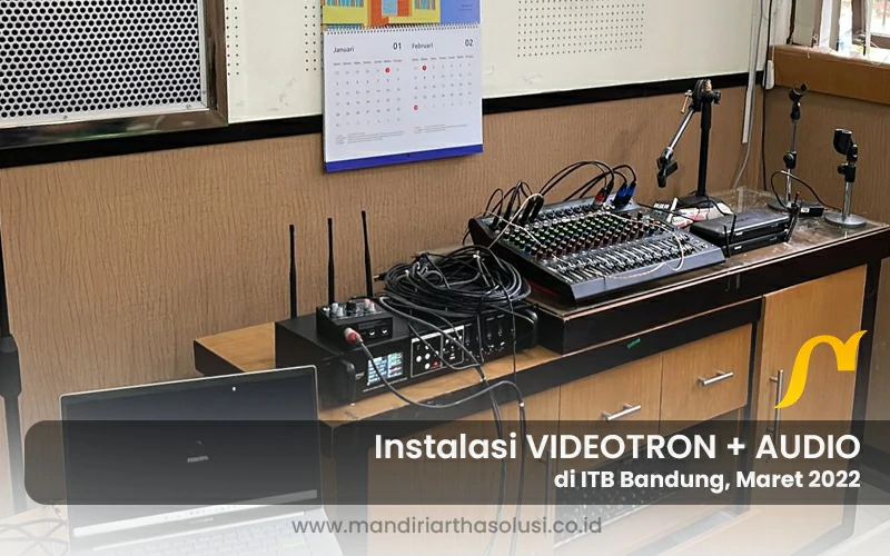 instalasi videotron dan audio di itb bandung